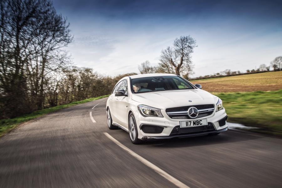  Mercedes-AMG CLA45 Shooting Brake 2015 года  (UK) (фото 10 из 30)